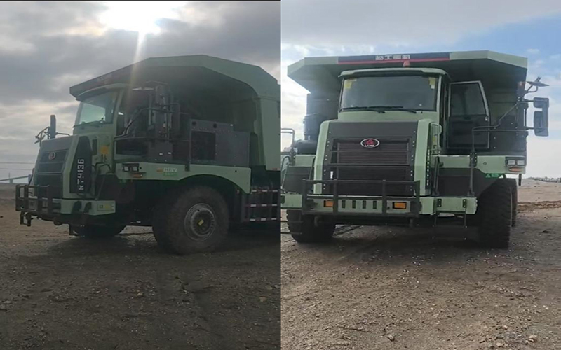 Siete Camiones Mineros Híbridos Entregados a Hami, China