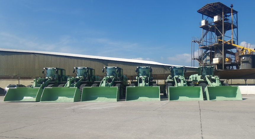 El cargador de ruedas eléctrico SDLG L956HEV entregado en grandes cantidades a Hunan El cargador de ruedas eléctrico SDLG L956HEV entregado en grandes cantidades a Hunan