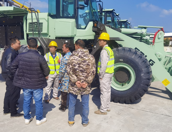 El cargador de ruedas eléctrico SDLG L956HEV entregado en grandes cantidades a Hunan El cargador de ruedas eléctrico SDLG L956HEV entregado en grandes cantidades a Hunan