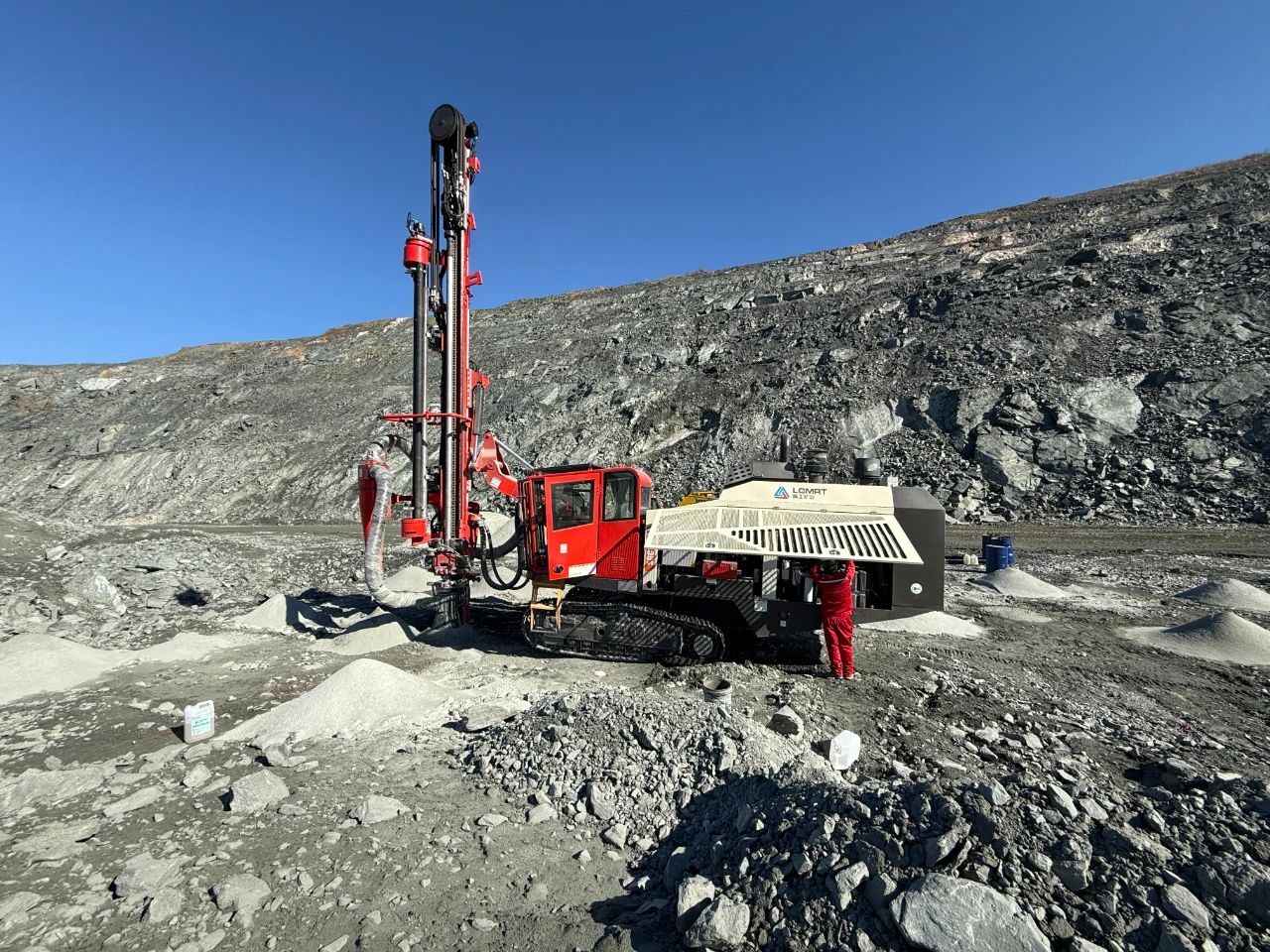 El equipo de perforación SDC170 DTH de LGMRT impulsa la minería eficiente en Liaoning El equipo de perforación SDC170 DTH de LGMRT impulsa la minería eficiente en Liaoning